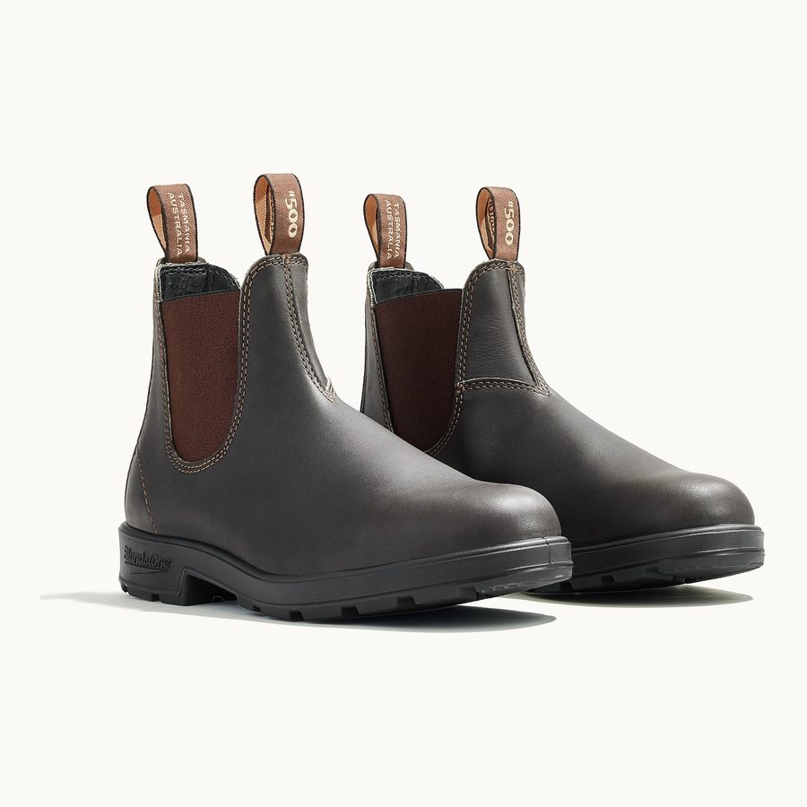 Blundstone men's Originals #500 Chelsea boots in stout brown