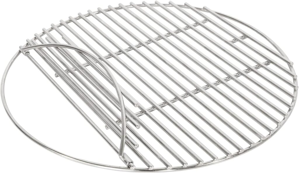 13in Stainless Steel Round Cooking Grid Grate Fits for Kamado Joe JR, Minimax,Small Big Green Egg Charcoal Grill,Barbecue Grill Grids Can Be Used with Grill Expander Rack