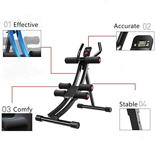 Fitlaya Fitness Core  Abdominal Trainers AB Workout Machine Home Gym Strength Training Ab Cruncher Foldable Fitness Equipment
